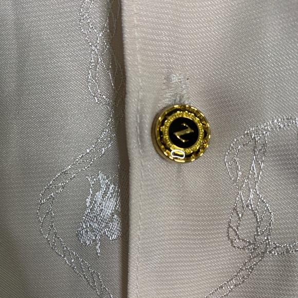 Zava- Beige Button Down with Horse Graphic Large - Picture 5 of 11